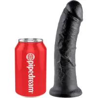 King Cock Godemichet 8" (20 cm, noir)