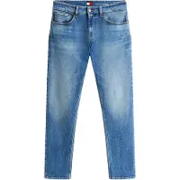 Tommy Hilfiger Jean durable pour homme : jean slim fuselé bleu à 5 poches