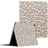 Selencia Coque tablette Sabi avec imprimé léopard pour Apple iPad Air 11 pouces (2026) M4 / (2025) M3 / (2024) M2 / Air 5 (2022) / Air 4 (2020) - Soft Ivory