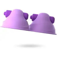 Fantasy For Her For Her paire de ventouses vibrantes pour seins - violet