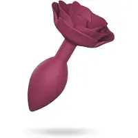 Love to love Open Roses M - plug anal silicone (rouge)