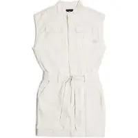 G-Star Robe Cap Sleeve Pocket - Blanc - Femmes