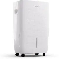 Klarstein DryFy Connect 60L Déshumidificateur, 60L/24h, Wi-Fi, Réservoir 8L, Minuterie 24h, Silencieux, Portable, Pour Salle de Bain & Pièces 45-65m², Blanc