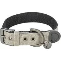 Trixie *Collier CityStyle, x-large,coton,XS-S:25-32cm/25mm,lightgrey (S, XS, Chien, Promenade)