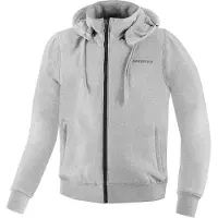 Bogotto Sweat à capuche zippé R-Ace Motorrad, gris, 4XL