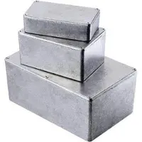 Hammond Boite En Aluminium (Boîtier), Accessoires électroniques + boîtier, Argent