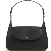 Ralph Lauren pour femme. 431969364001 Sac à bandoulière Schylar moyen noir (OSFA), Casuel, Cuir