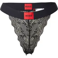 HUGO Slip rouge / noir
