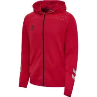 Hummel Veste de survêtement gris / rouge / noir