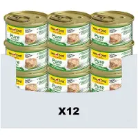 Gimdog Pure Delight - Boîte - Poulet et agneau - 12 x 85 g