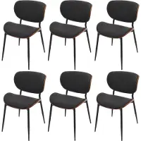 Mendler Chaise de salle à manger -O45 (lot de 6)
