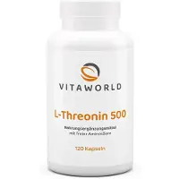 Vita-World GmbH L-Thréonine 500 mg Gélules 120 Pcs