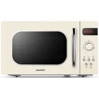 Comfee Micro-ondes style rétro Crème, Micro-ondes, Blanc