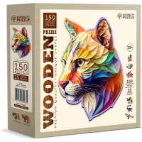 Wooden.City Puzzle HOLZSTADT - Cougar multicolore
