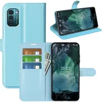Screen Guard Professional Housse cuir Nokia G11 Leather Guard (Nokia G11), Coque pour téléphone portable, Bleu