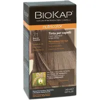 Biokap NUTRICOLOR 7,1 NOUVEAU BLOND SUÉDOIS : COLORATION en tube + flacon