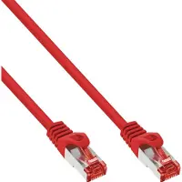 Goobay 76403R Câble patch, S/FTP (PiMf), Cat.6, 250MHz, PVC, cuivre, rouge, 3m