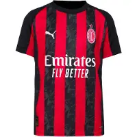 Puma Ac Milan Replica 25/26 Home Junior Short Sleeve T-shirt Rouge 9-10 Years Enfants