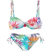 LASCANA Bikini turquoise / orange / rouge / blanc