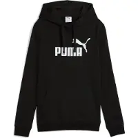 Puma Sweat de sport 'ESS No. 1' noir / blanc