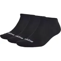 Adidas Hommes, Chaussettes, T Lin Low 3p,Black/White Black/White XL, Noir, (Lot de 3, 46 - 48)