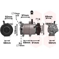 VAN WEZEL 8200K412 Aircopomp