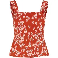 Kaffe Haut 'Amber' rouge / noir / blanc