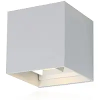 HOFTRONIC™ - Applique murale LED Kansas 6W 540lm 3000K IP65 Blanc Dimmable Up & Down