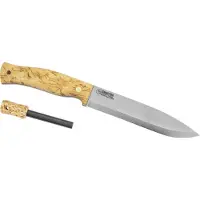 Casström No. 14 SFK 13424 Curly Birch avec firesteel, couteau de bushcraft