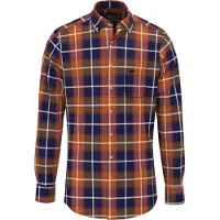 Fynch&Hatton 14118140 Long Sleeve Shirt Orange 3XL Homme