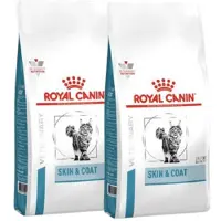 Royal Canin VHN Skin &amp; Coat Aliment sec pour chats adultes à peau sensible 2x400 g