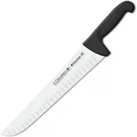 3 Claveles CUCHILLO CARNICERO ALVEOLADO Proflex Negro 30 cm - 12" FH 3C