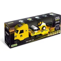 Wader Magic Truck Technic : remorque avec rouleau compresseur -