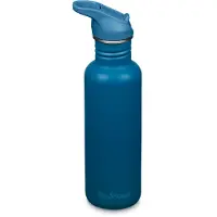 Klean Kanteen Classic Water Bottle 1011194 Corsair, Flip Seal Sport Cap, bouteille, 800 ml