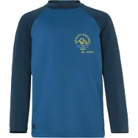 Vaude Solaro Iii Long Sleeve T-shirt Bleu 110-116 cm Garçon