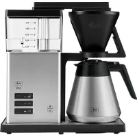 Melitta Cafetière 10 tasses, acier inoxydable, haute température d'infusion