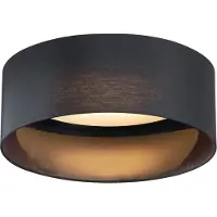 QAZQA Plafonnier moderne noir transparent 40cm LED incluse à intensité variable en 3 étapes - Sue
