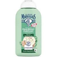 Johnson & Johnson Le Petit Marseillais Shampooing à la poudre d'argile blanche - Soin pour cheveux à tendance grasse