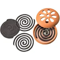 Arti Casa 6 SPIRALES CITRONNELLE TERRE CUITE ACCESSOIRES ANTI MOUSTIQUES EDO871125217615