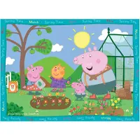 Ravensburger - Puzzle des saisons de Peppa Pig, 4en1