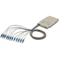 Digitus Spleißkassette mit 12 Pigtails, vormontiert, LC, OM4