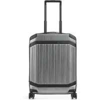 Piquadro PQ Light Premium Ultra Slim Spinner 55 Grey / Black, Valise, Gris, Noir