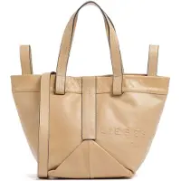 Liebeskind berlin , sac cabas "Elvira", en cuir agneau, couleur beige. Modèle "Verna"