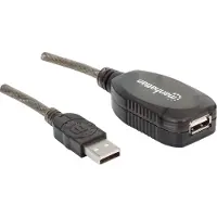Manhattan 150248 câble USB USB 2.0 10 m USB A Noir