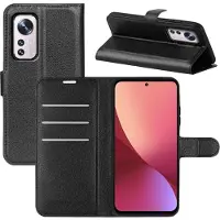 Screen Guard Professional Housse cuir Xiaomi 12 Lite Leather Guard (Xiaomi 12 Lite), Coque pour téléphone portable, Noir