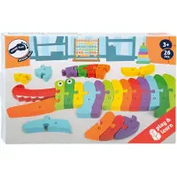 Small Foot - Puzzle ABC crocodile - 3425
