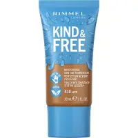 Rimmel Fond de teint - - Kind &amp; Free - 410 Latte - 100% Végétalien - Peaux Sensibles