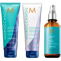 Moroccanoil Color Care Blonde Perfecting Purple Conditioner après-shampoing violet pour cheveux blonds et méchés 200 ml