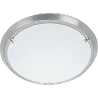 Brilliant Applique et plafonnier Livorno Ø29 cm En verre & plastique En titane