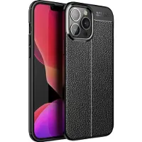 Screen Guard Professional Apple iPhone 13 Pro Housse en cuir Design TPU Cover (Apple iPhone 13 Pro), Coque pour téléphone portable, Noir